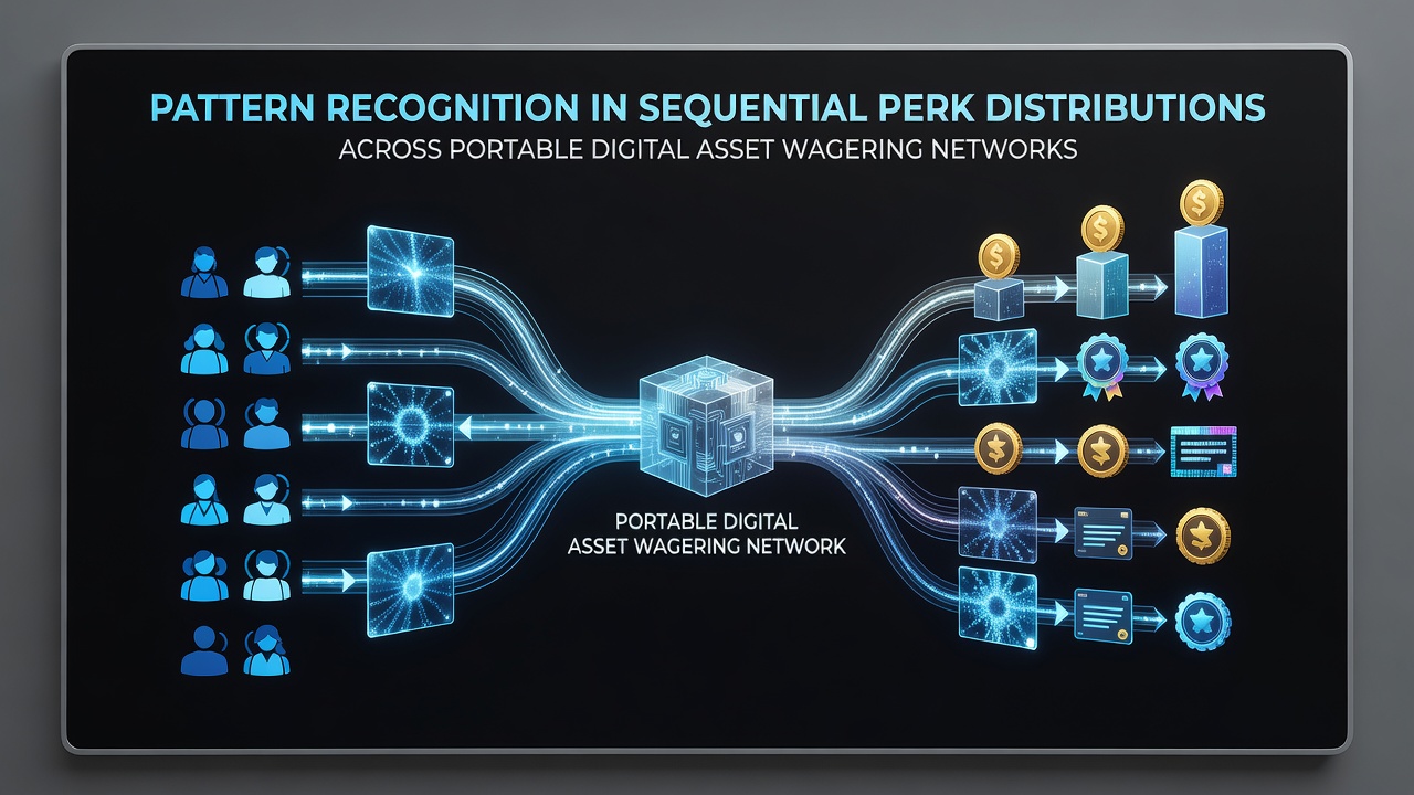 Diagram showing sequential perk flow mapped across mobile crypto wagering interfaces