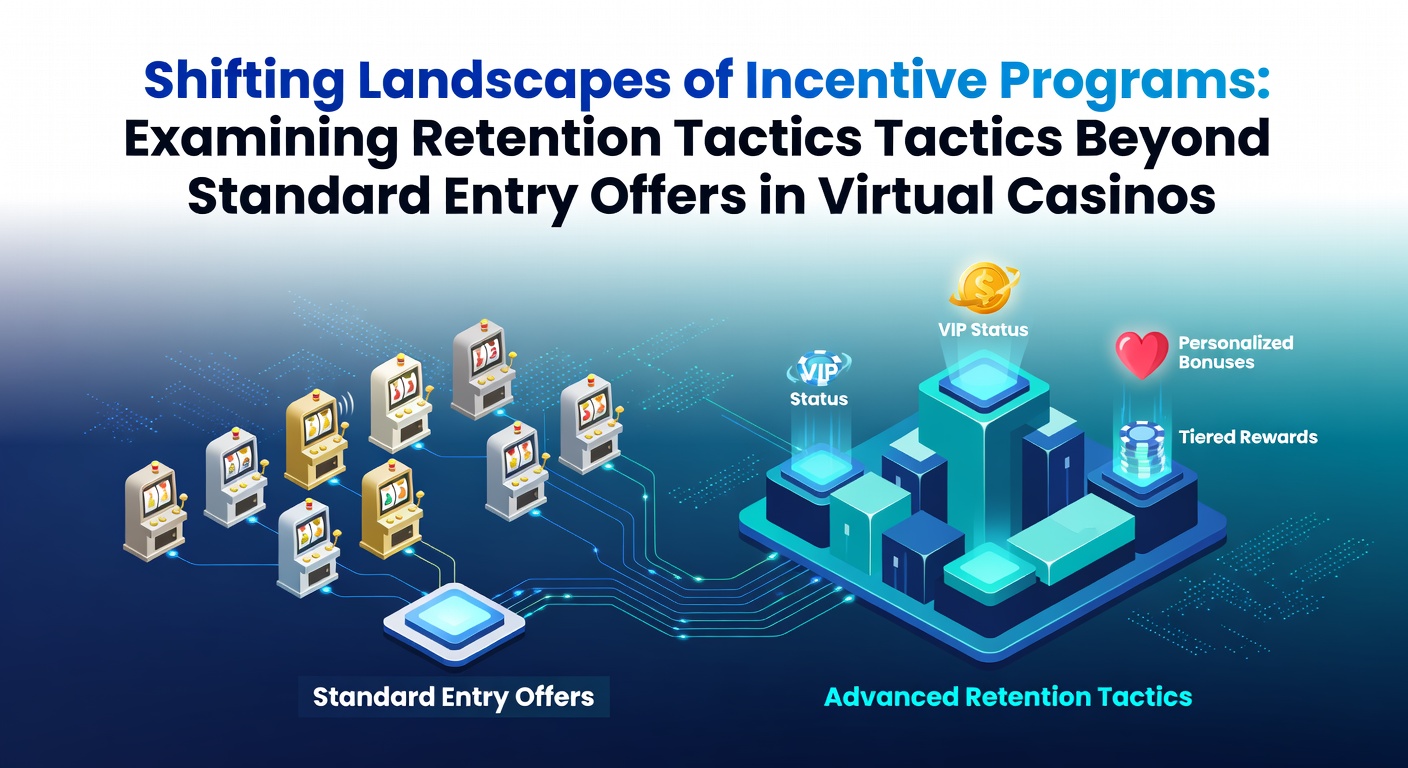 Virtual casino interface showing personalized loyalty dashboard with tiered rewards and ongoing promotions for player retention